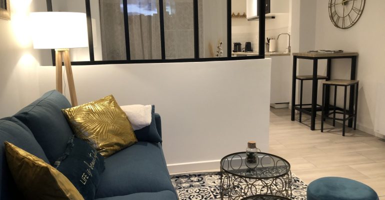 Création d'un studio loué en Location courte durée dans un garage